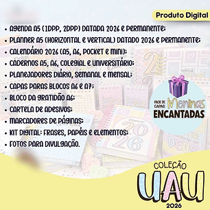 Arquivo Coleção UAU 2026 - Mimos Personalizados