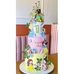 Arquivo Topo de Bolo Princesas da Disney