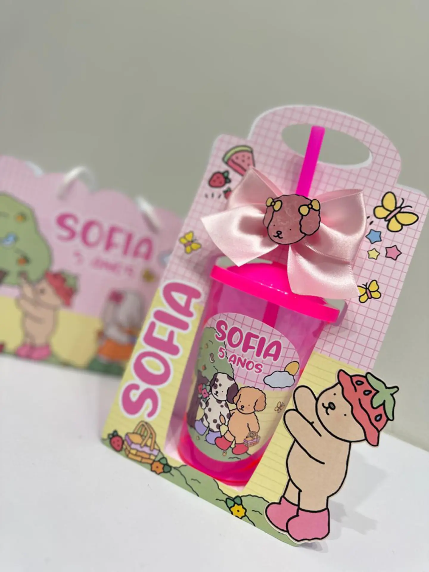 Arquivo Caixa Copo Canudo 400 ML Somente Molde - Amor em Forma de Papel 1