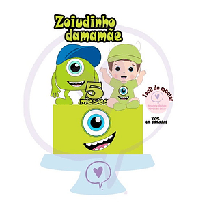 Arquivo Topo de Bolo Monstros Sa Baby