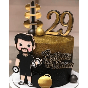 Arquivo Topo de Bolo Gustavo o Fitness