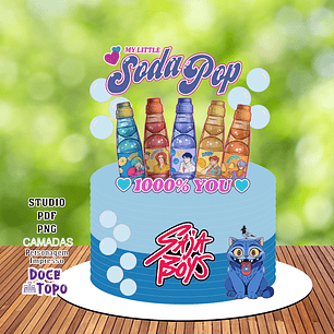 Arquivo Topo de Bolo Guerreiras do Kpop Saja Boys