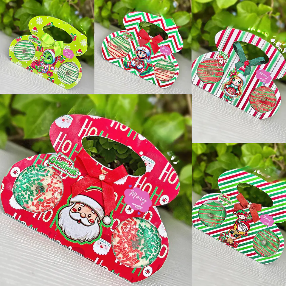Arquivo Natal Mini Donuts - SOMENTE PDF 1