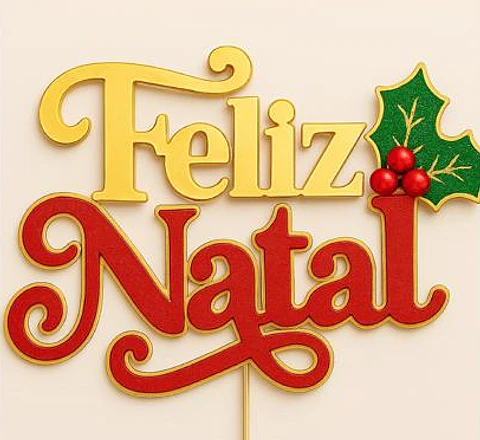 Arquivo Topo de Bolo Feliz Natal 6