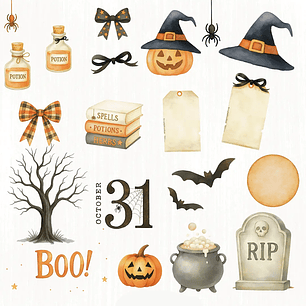 Kit Digital Halloween - Lolytop