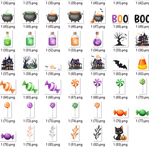 Kit Digital Halloween Noite Assombrada - Balloon Criativo