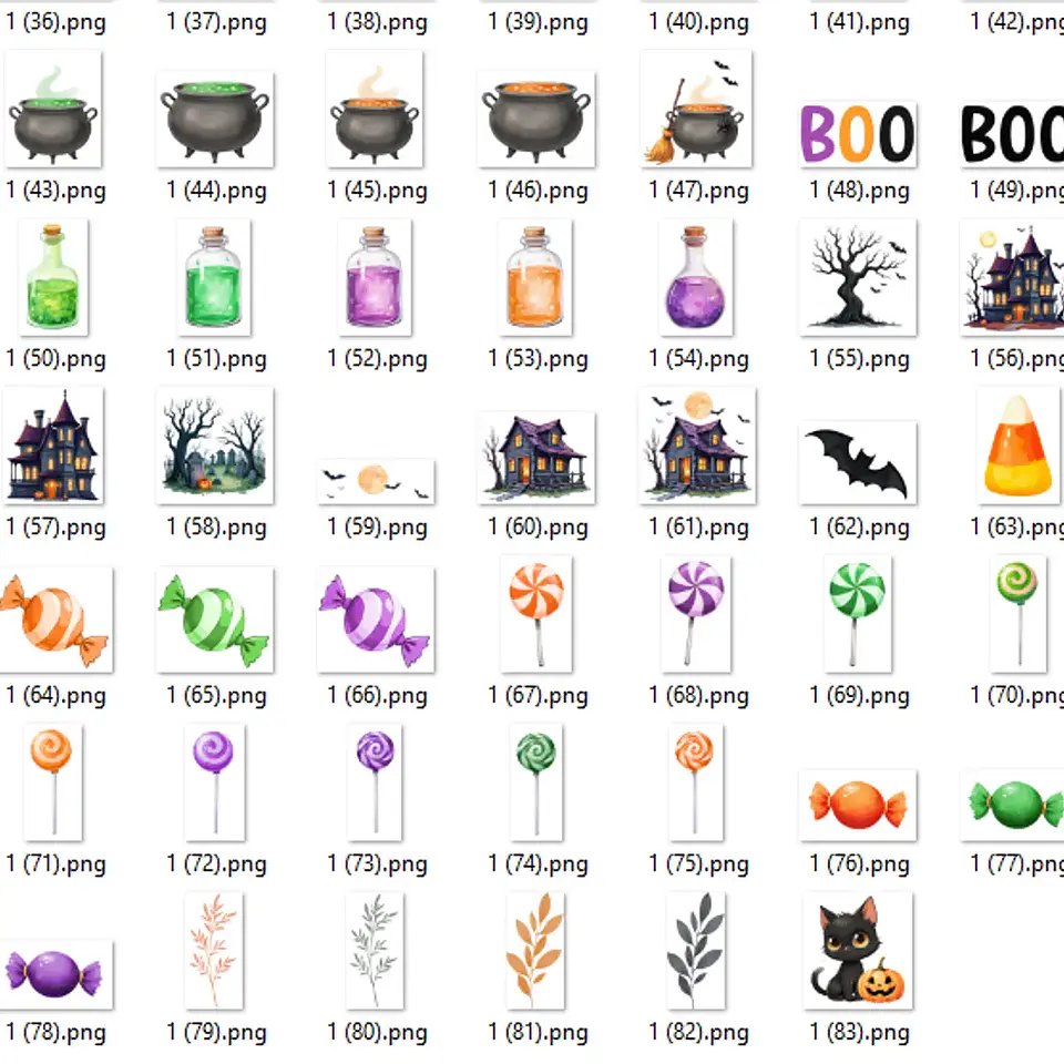 Kit Digital Halloween Noite Assombrada - Balloon Criativo 2
