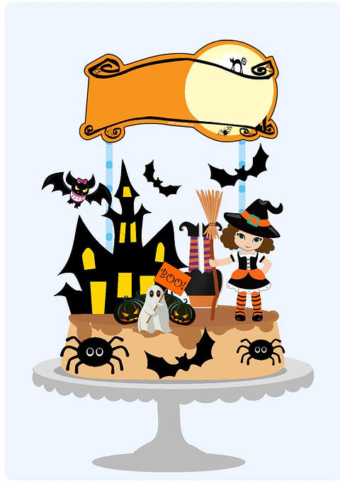 Arquivo Topo de Bolo Halloween