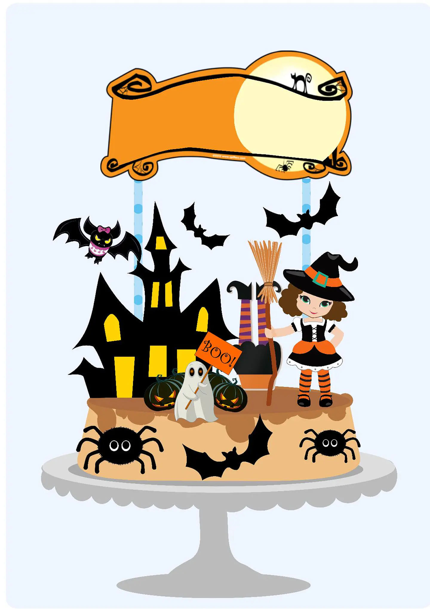 Arquivo Topo de Bolo Halloween 1