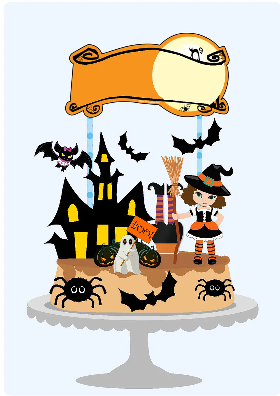 Arquivo Topo de Bolo Halloween 1