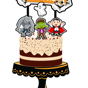 Arquivo Topo de Bolo Halloween