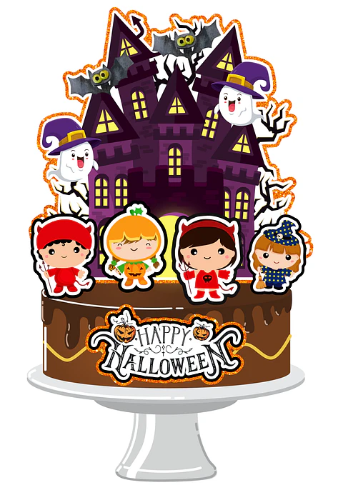 Arquivo Topo de Bolo Halloween