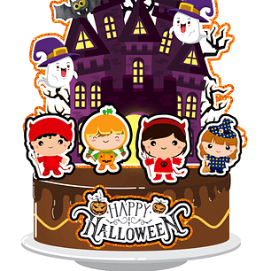 Arquivo Topo de Bolo Halloween