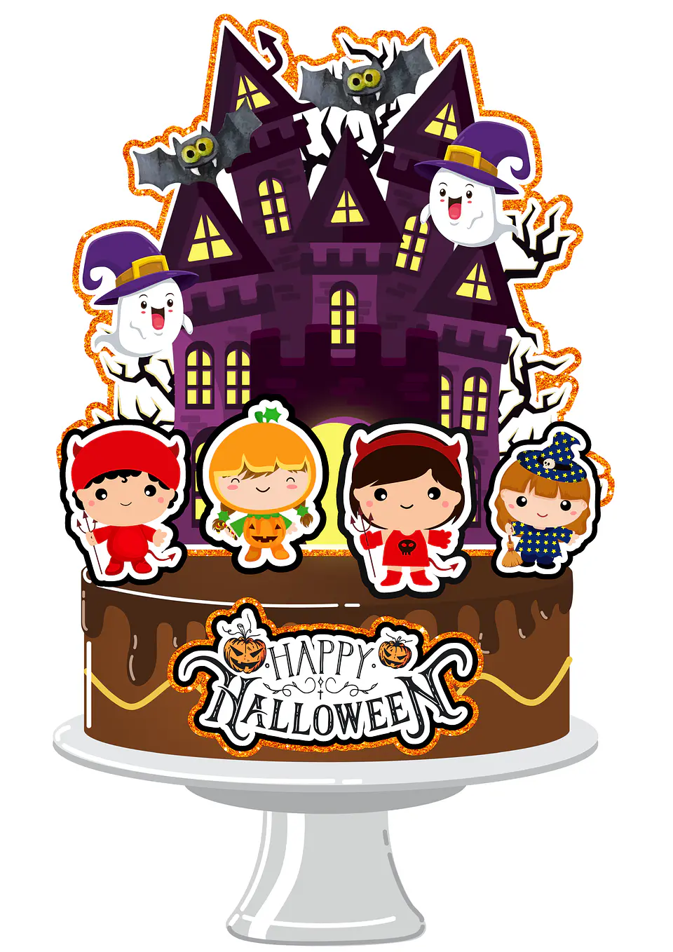 Arquivo Topo de Bolo Halloween 1