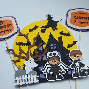 Arquivo Topo de Bolo Halloween