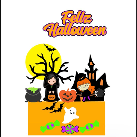 Arquivo Topo de Bolo Halloween 1