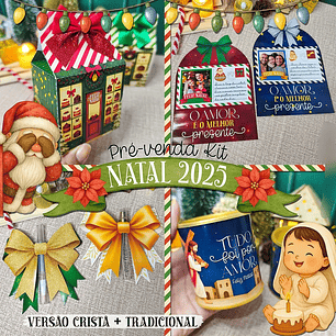 Arquivo Pré Venda Kit Natal 2025 - Desenhitos da Jana