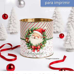 Arquivo Feliz Natal Kit Tubolata 10x10 cm - Balloon Criativo
