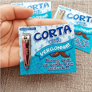 Arquivo Novembro Azul Card Cortador de Unhas - Dhama dos Papéis