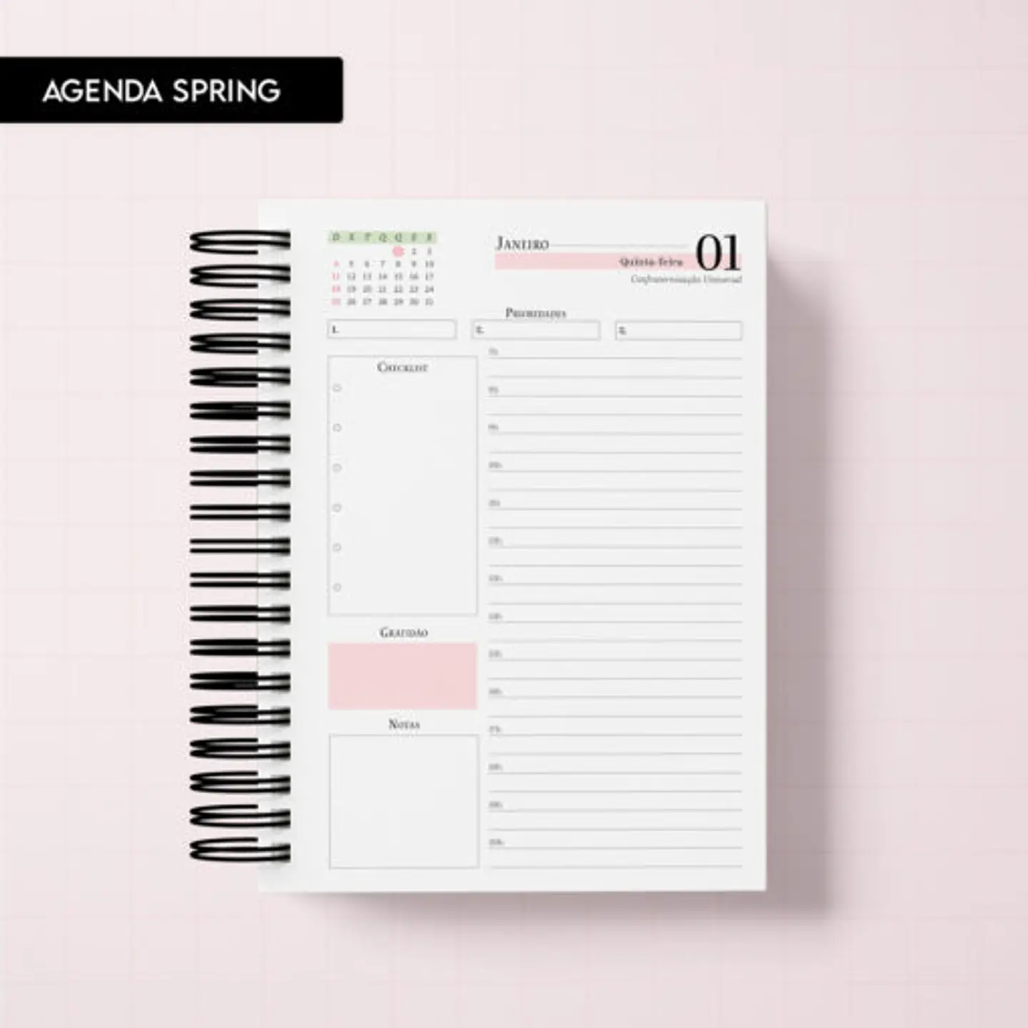 Arquivo Agenda Spring A5 2026 - TRILHA DE PAPEL 1