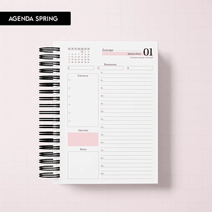 Arquivo Agenda Spring A5 2026 - TRILHA DE PAPEL