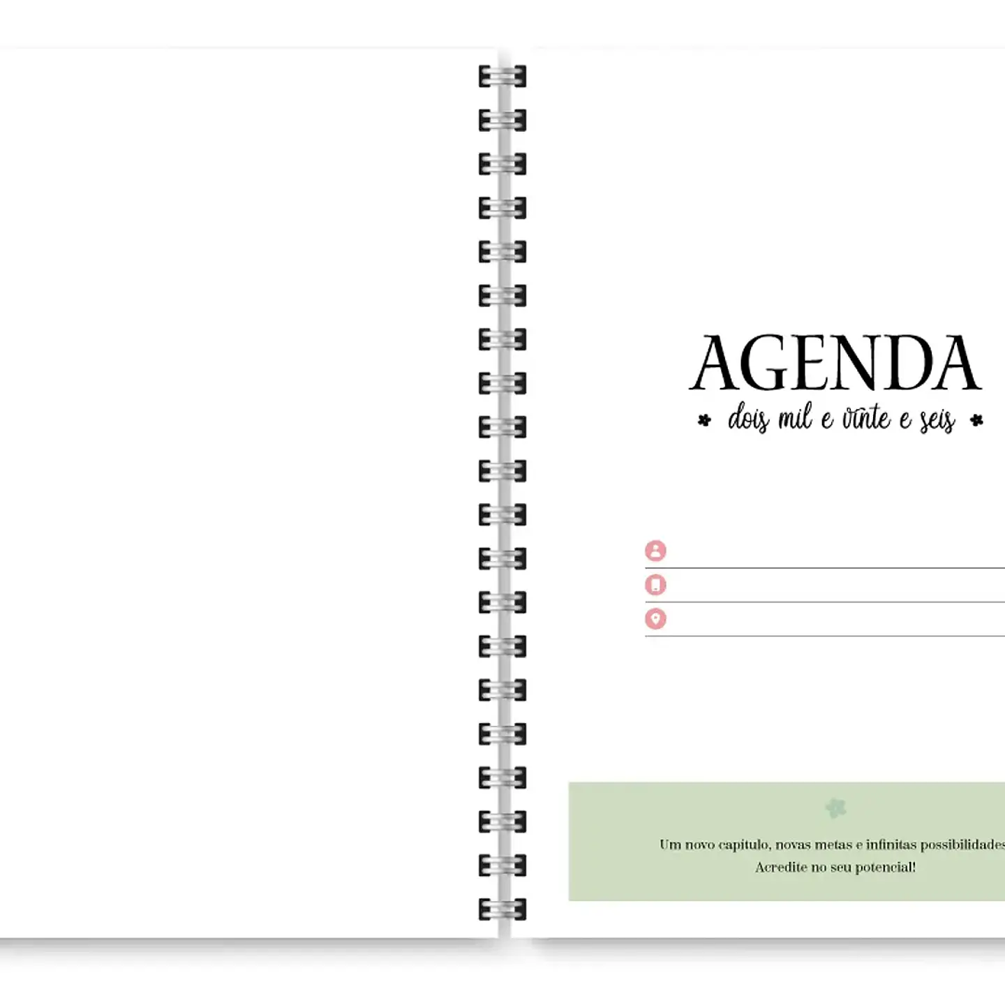 Arquivo Agenda Spring A5 2026 - TRILHA DE PAPEL 5