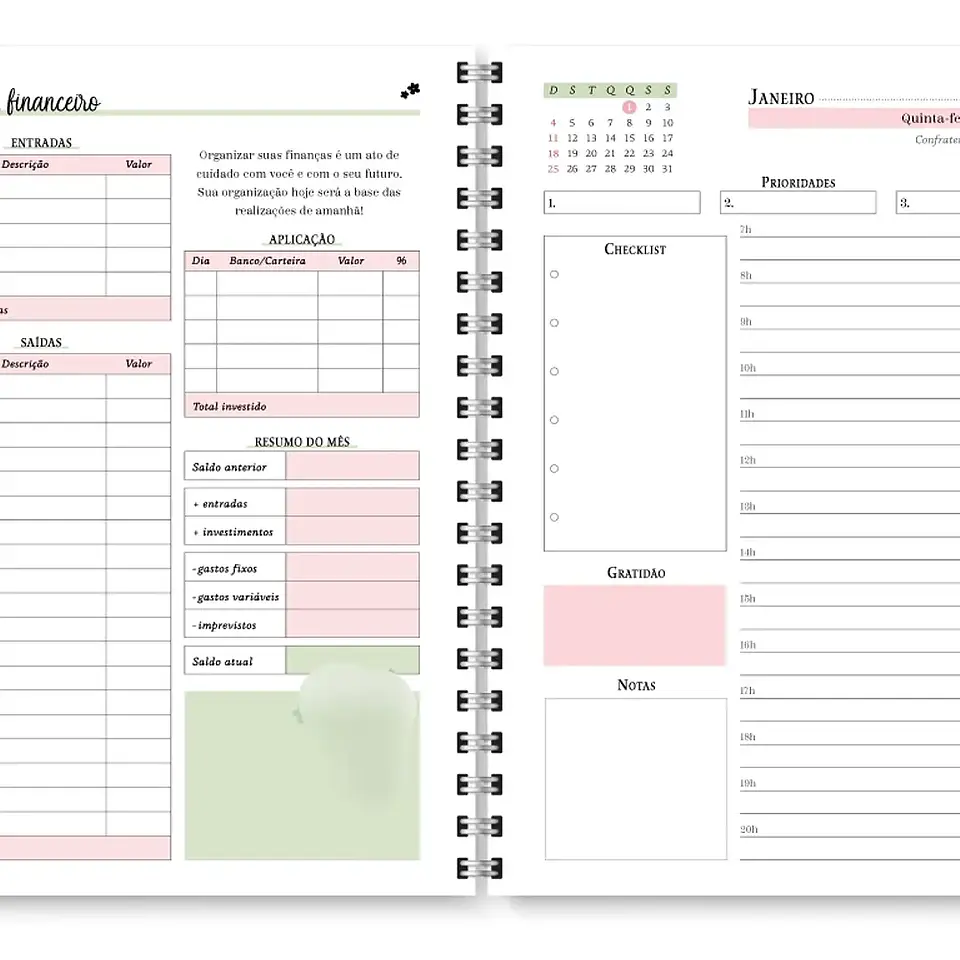 Arquivo Agenda Spring A5 2026 - TRILHA DE PAPEL 8
