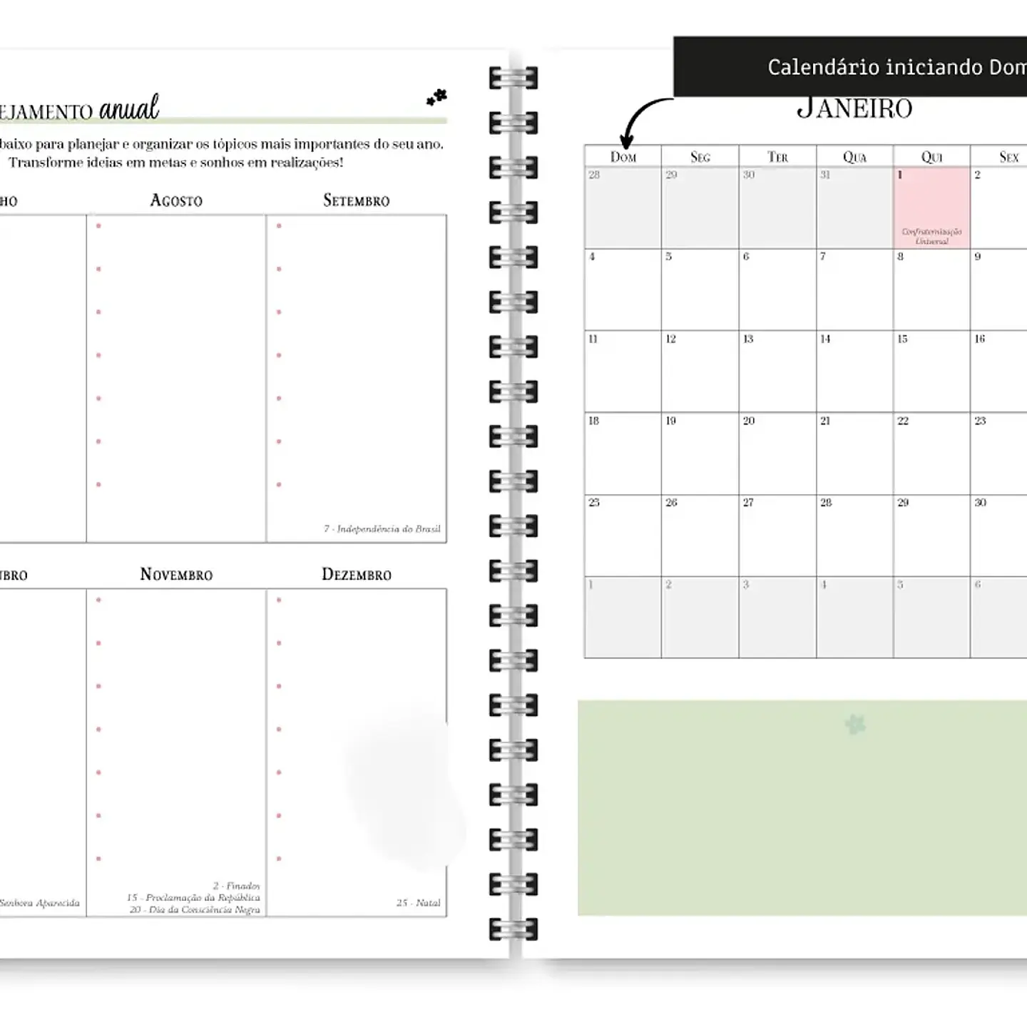 Arquivo Agenda Spring A5 2026 - TRILHA DE PAPEL 9