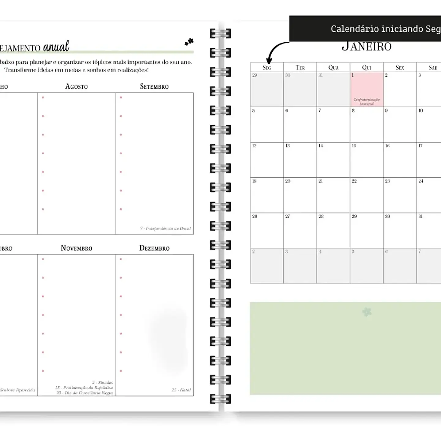 Arquivo Agenda Spring A5 2026 - TRILHA DE PAPEL 12