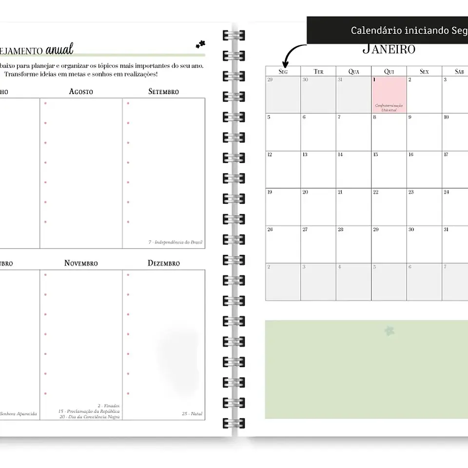 Arquivo Agenda Spring A5 2026 - TRILHA DE PAPEL 12