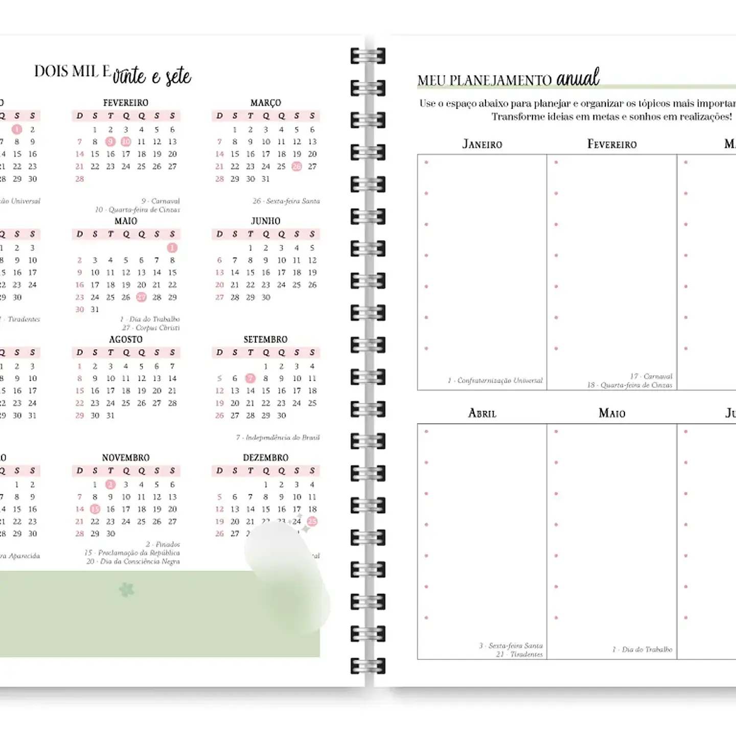 Arquivo Agenda Spring A5 2026 - TRILHA DE PAPEL 13
