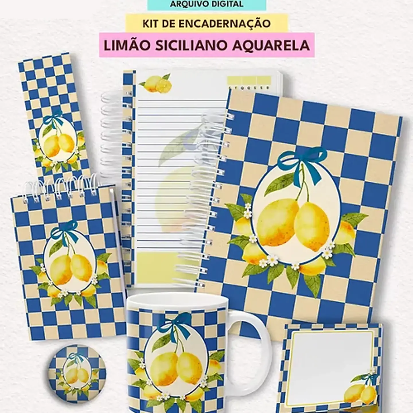 Arquivo Kit Limão Siciliano Aquarela - Mascute 1