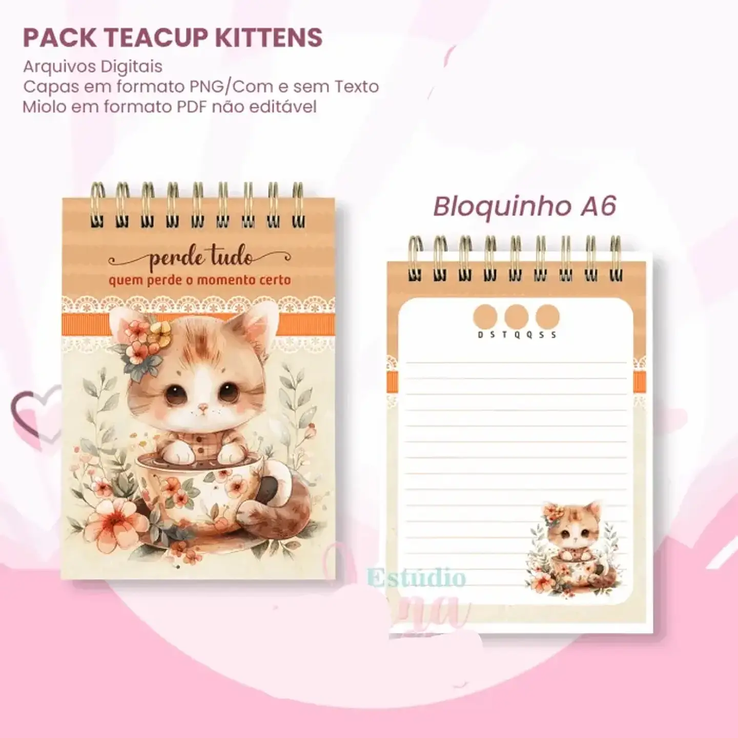 Arquivo Pack Teacup Kittens Gatinhos - Jana Bicalho 3