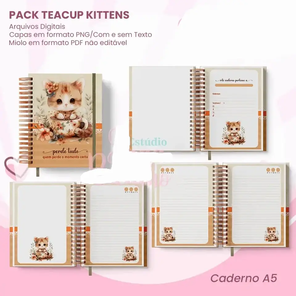 Arquivo Pack Teacup Kittens Gatinhos - Jana Bicalho 2