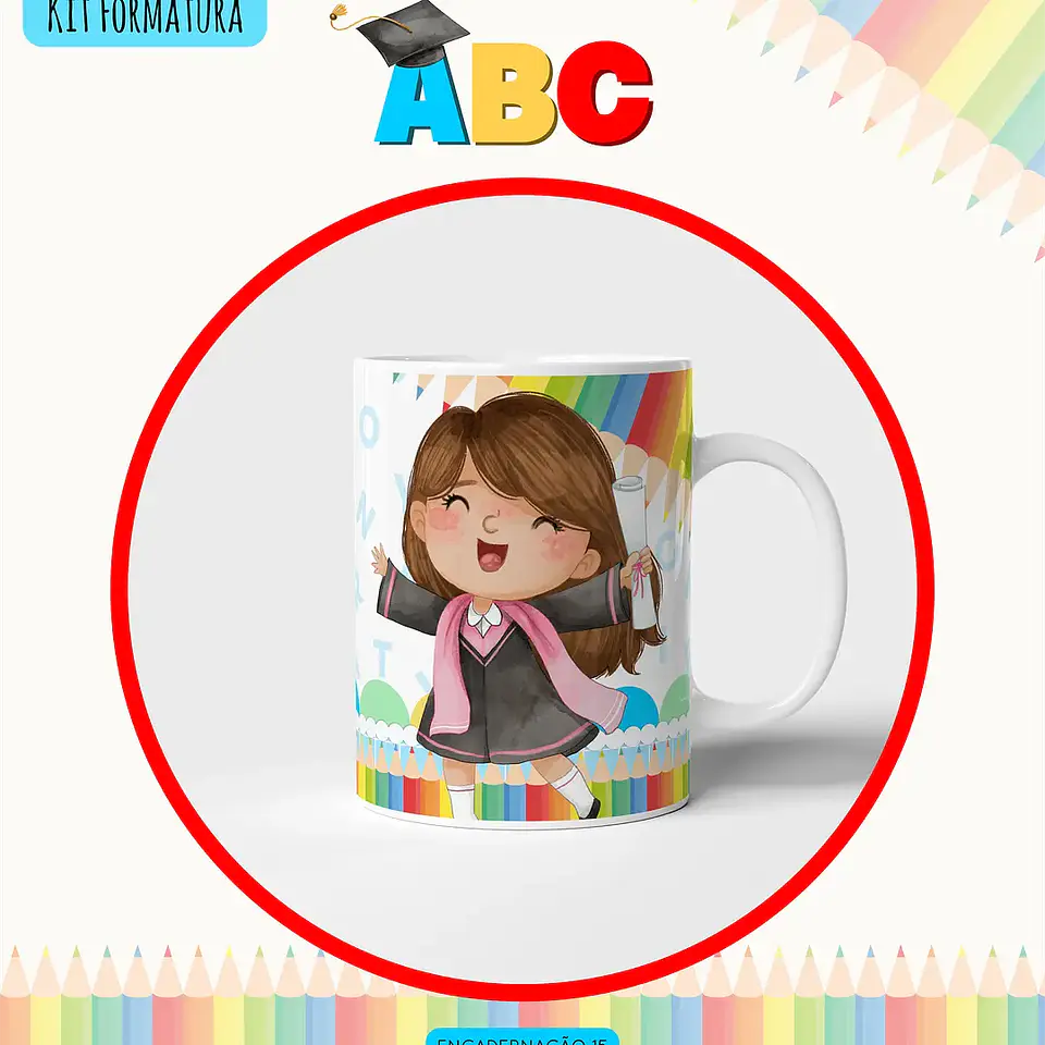 Arquivo Kit ABC Formatura - Lina 6