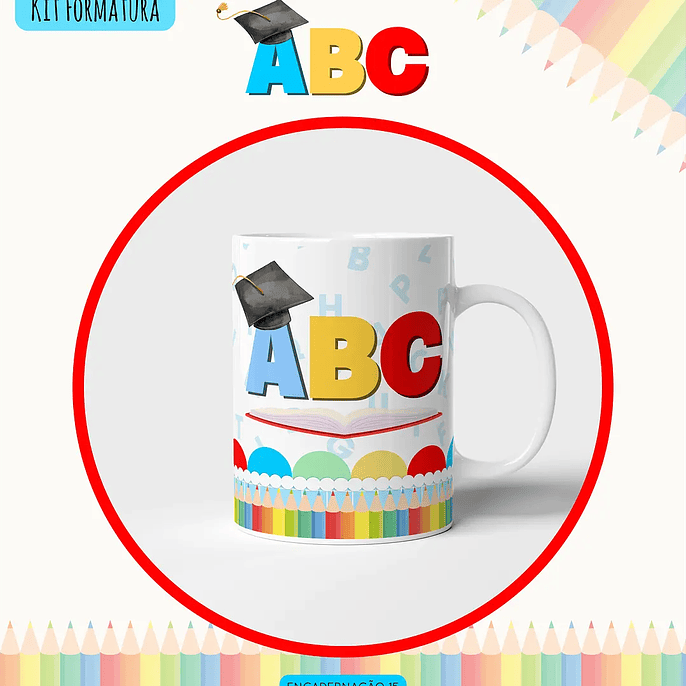 Arquivo Kit ABC Formatura - Lina 7