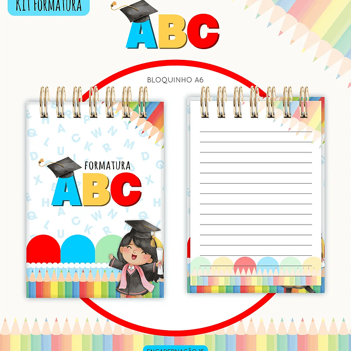 Arquivo Kit ABC Formatura - Lina 8