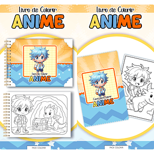 Arquivo Livro de Colorir Anime - Lina