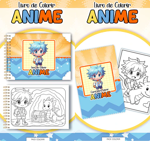 Arquivo Livro de Colorir Anime - Lina