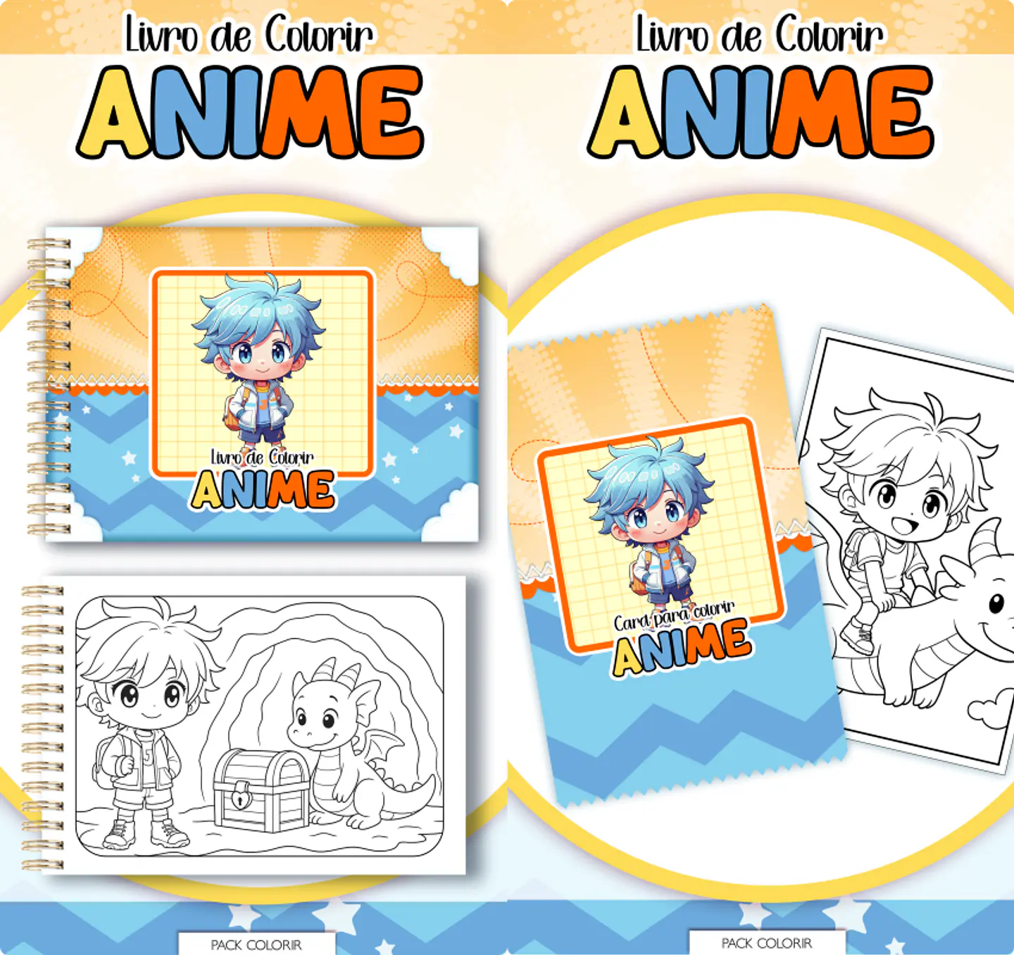Arquivo Livro de Colorir Anime - Lina 1