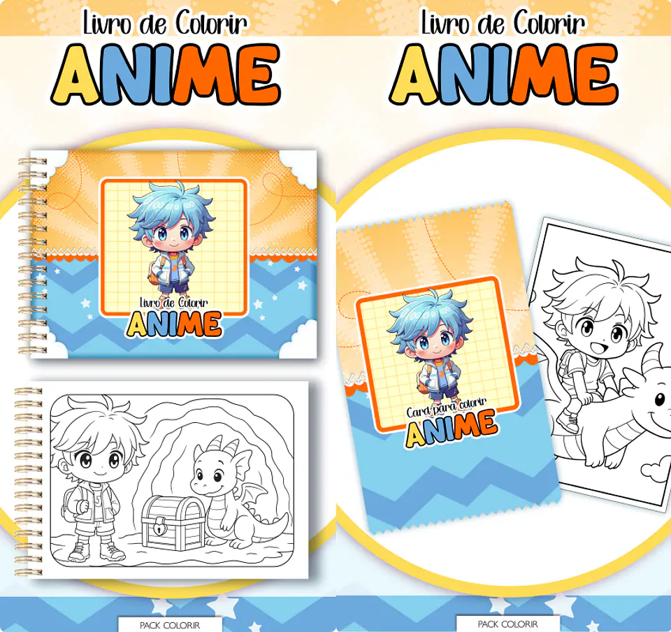 Arquivo Livro de Colorir Anime - Lina 1