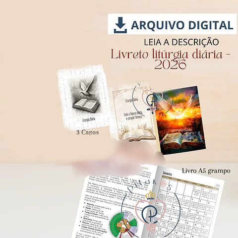 Arquivo Livreto Litúrgica Diária 2026 - Pitakos