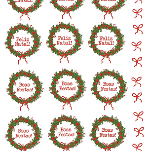 Arquivo Canecas Natal 129 DTF UV - Caneca Básica