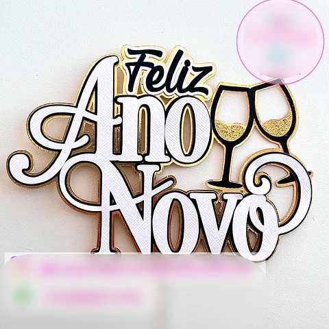 Arquivo Topo de Bolo Feliz Ano Novo