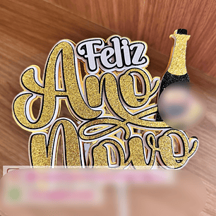 Arquivo Topo de Bolo Feliz Ano Novo