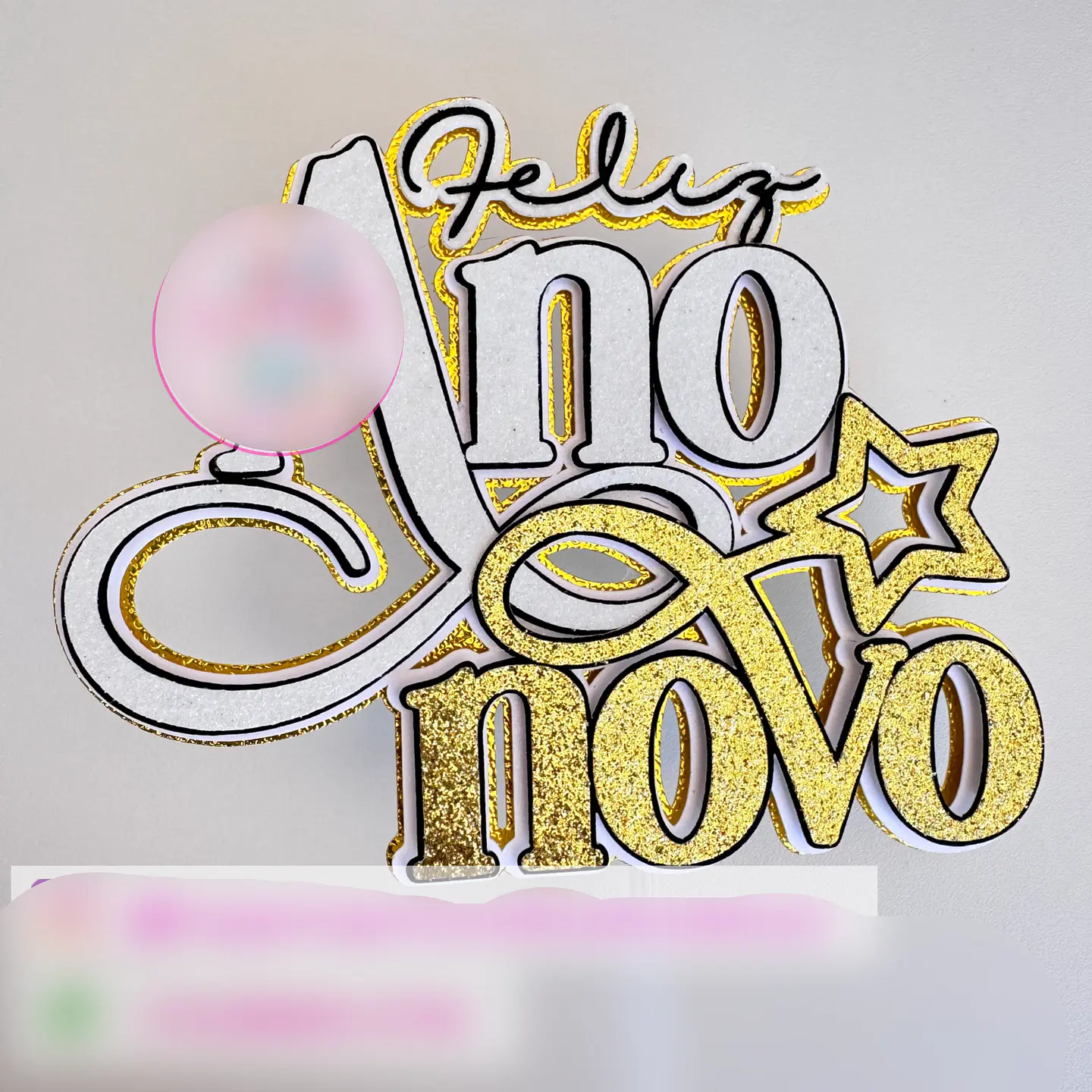 Arquivo Topo de Bolo Feliz Ano Novo 1
