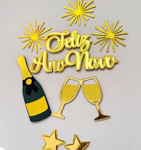 Arquivo Topo de Bolo Feliz Ano Novo