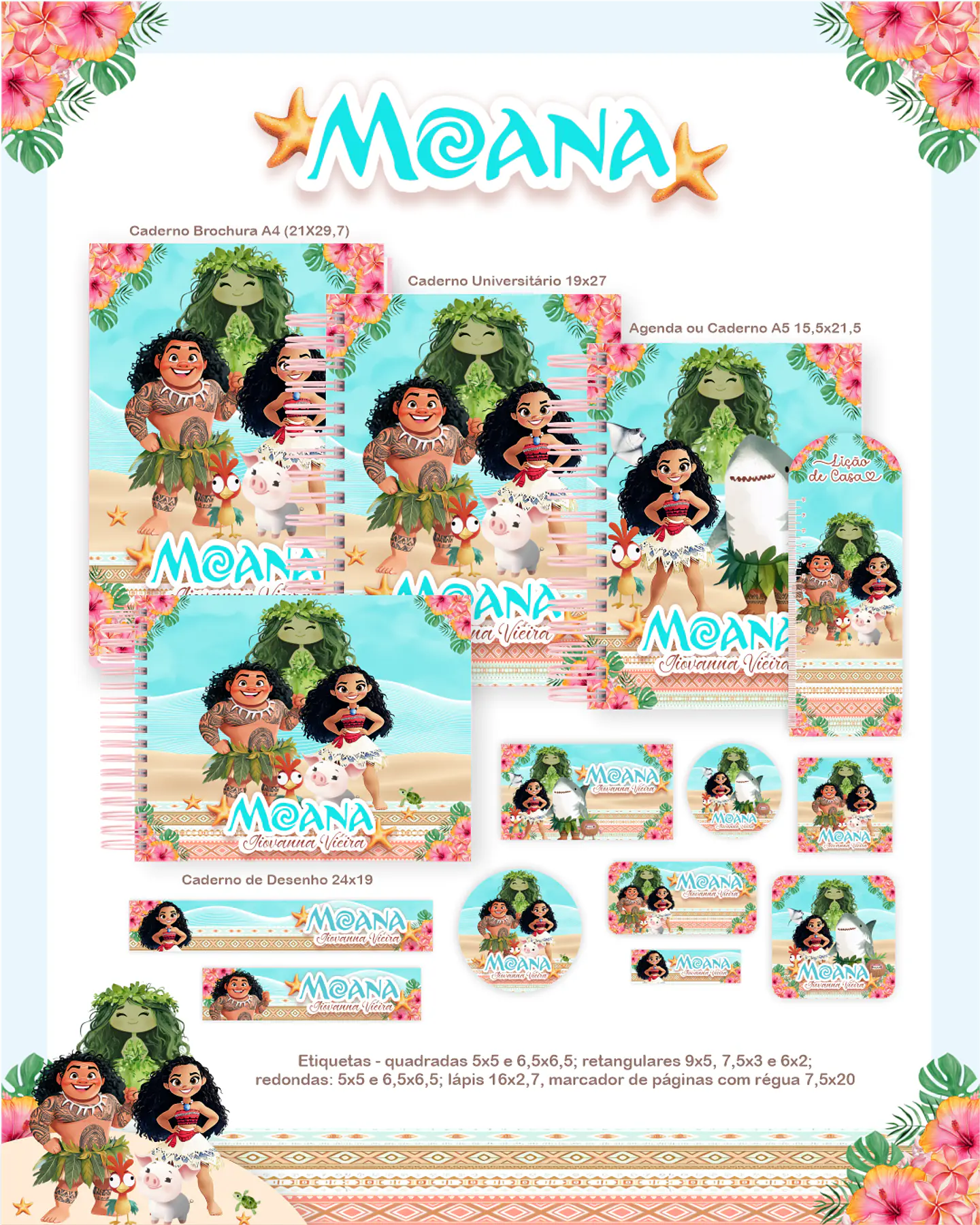 Arquivo Combo Moana Aquarela - Pamella 1