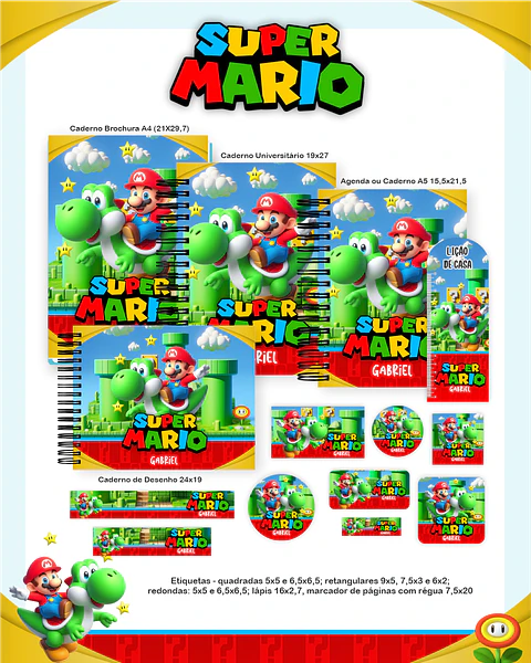 Arquivo Combo Super Mário - Pamella