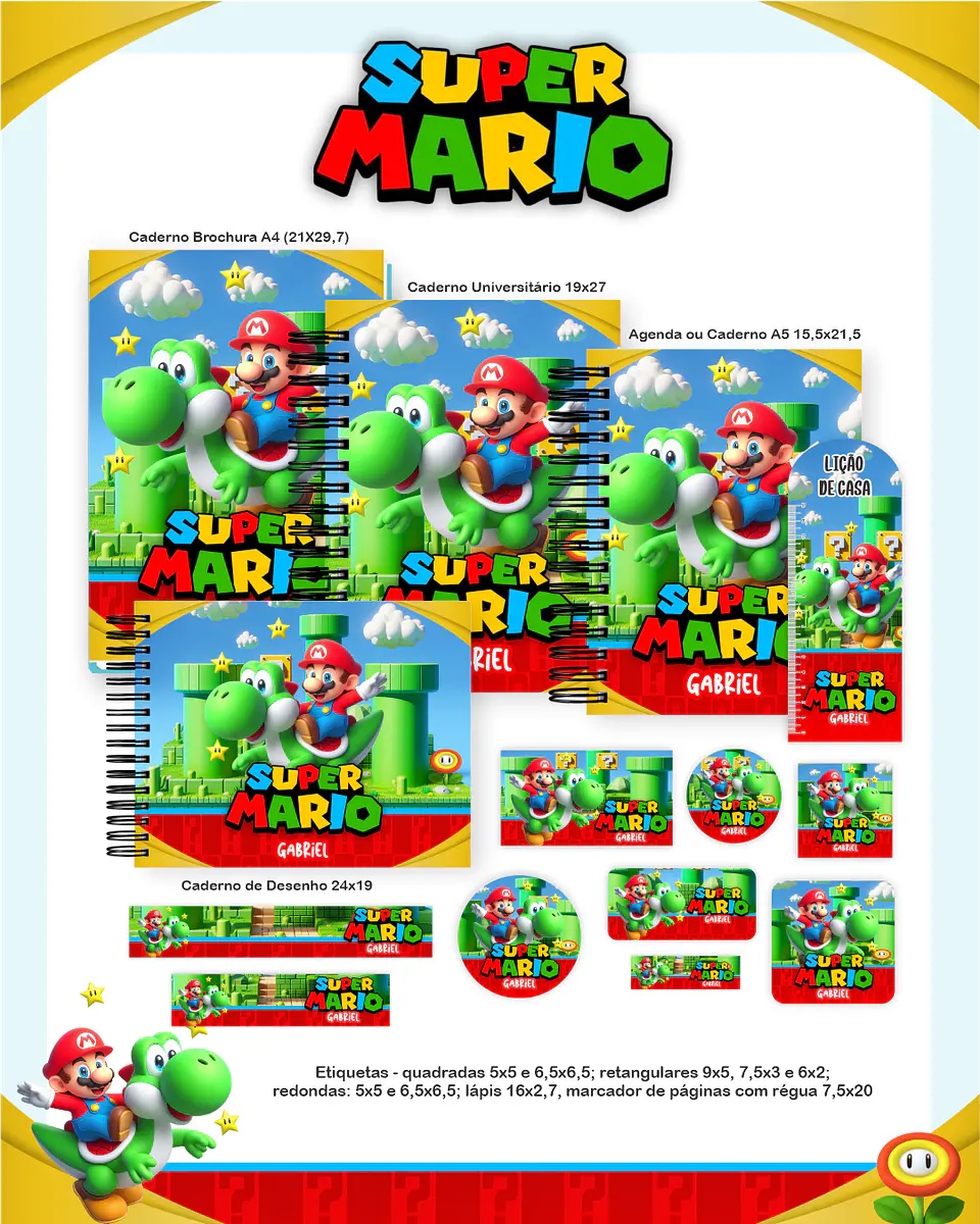 Arquivo Combo Super Mário - Pamella 1